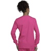 image:imageCherokee WW Originals Scrubs Jacket for Women Snap Front 3 PocketsShocking Pink