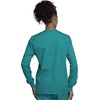 image:imageCherokee WW Originals Scrubs Jacket for Women Snap Front 3 PocketsTeal Blue