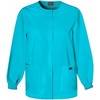 image:imageCherokee WW Originals Scrubs Jacket for Women Snap Front 3 PocketsTurquoise