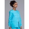 image:imageCherokee WW Originals Scrubs Jacket for Women Snap Front 3 PocketsTurquoise