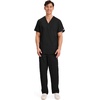 image:imageCherokee WW Originals Scrubs for Women and Men Unisex VNeck Scrub TopBlack