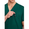 image:imageCherokee WW Originals Scrubs for Women and Men Unisex VNeck Scrub TopHunter Green