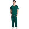 image:imageCherokee WW Originals Scrubs for Women and Men Unisex VNeck Scrub TopHunter Green
