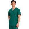 image:imageCherokee WW Originals Scrubs for Women and Men Unisex VNeck Scrub TopHunter Green