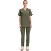 image:imageCherokee WW Originals Scrubs for Women and Men Unisex VNeck Scrub TopOlive