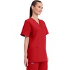 image:imageCherokee WW Originals Scrubs for Women and Men Unisex VNeck Scrub TopRed