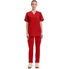 image:imageCherokee WW Originals Scrubs for Women and Men Unisex VNeck Scrub TopRed