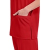 image:imageCherokee WW Originals Scrubs for Women and Men Unisex VNeck Scrub TopRed