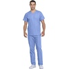 image:imageCherokee WW Originals Unisex Scrub Sets VNeck Top amp Drawstring PantBlue