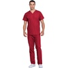 image:imageCherokee WW Originals Unisex Scrub Sets VNeck Top amp Drawstring PantRed