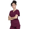 image:imageCherokee WW Originals Unisex Scrub Sets VNeck Top amp Drawstring PantWine