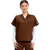 image:imageCherokee WW Originals Unisex Scrubs for Women amp Men VNeck Scrub TopChocolate