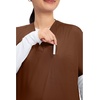 image:imageCherokee WW Originals Unisex Scrubs for Women amp Men VNeck Scrub TopChocolate