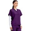 image:imageCherokee WW Originals Unisex Scrubs for Women amp Men VNeck Scrub TopEggplant