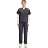 image:imageCherokee WW Originals Unisex Scrubs for Women amp Men VNeck Scrub TopPewter