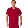 image:imageCherokee WW Originals Unisex Scrubs for Women amp Men VNeck Scrub TopRed