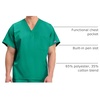 image:imageCherokee WW Originals Unisex Scrubs for Women amp Men VNeck Scrub TopSurgical Green