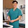 image:imageCherokee WW Originals Unisex Scrubs for Women amp Men VNeck Scrub TopTeal Blue