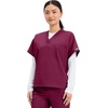 image:imageCherokee WW Originals Unisex Scrubs for Women amp Men VNeck Scrub TopWine