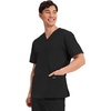 image:imageCherokee WW Professionals Mens VNeck Scrub Top 4 Pockets Medical ShirtBlack