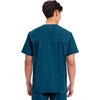 image:imageCherokee WW Professionals Mens VNeck Scrub Top 4 Pockets Medical ShirtCaribbean Blue