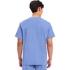 image:imageCherokee WW Professionals Mens VNeck Scrub Top 4 Pockets Medical ShirtCiel Blue