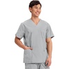 image:imageCherokee WW Professionals Mens VNeck Scrub Top 4 Pockets Medical ShirtGrey