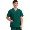 image:imageCherokee WW Professionals Mens VNeck Scrub Top 4 Pockets Medical ShirtHunter Green