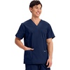 image:imageCherokee WW Professionals Mens VNeck Scrub Top 4 Pockets Medical ShirtNavy