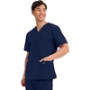 image:imageCherokee WW Professionals Mens VNeck Scrub Top 4 Pockets Medical ShirtNavy