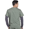 image:imageCherokee WW Professionals Mens VNeck Scrub Top 4 Pockets Medical ShirtOlive