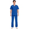 image:imageCherokee WW Professionals Mens VNeck Scrub Top 4 Pockets Medical ShirtRoyal