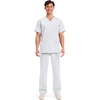 image:imageCherokee WW Professionals Mens VNeck Scrub Top 4 Pockets Medical ShirtWhite