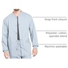 image:imageCherokee WW Professionals Scrub Jacket for Men Snap FrontGrey
