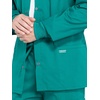 image:imageCherokee WW Professionals Scrub Jacket for Men Snap FrontHunter Green