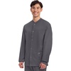 image:imageCherokee WW Professionals Scrub Jacket for Men Snap FrontPewter