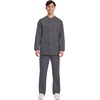 image:imageCherokee WW Professionals Scrub Jacket for Men Snap FrontPewter