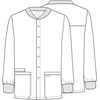 image:imageCherokee WW Professionals Scrub Jacket for Men Snap FrontRoyal