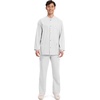 image:imageCherokee WW Professionals Scrub Jacket for Men Snap FrontWhite