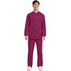 image:imageCherokee WW Professionals Scrub Jacket for Men Snap FrontWine