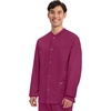 image:imageCherokee WW Professionals Scrub Jacket for Men Snap FrontWine