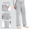 image:imageCherokee WW Professionals Scrubs for Men Tapered Leg Cargo Scrub PantsGrey