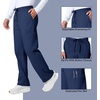 image:imageCherokee WW Professionals Scrubs for Men Tapered Leg Cargo Scrub PantsNavy