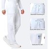 image:imageCherokee WW Professionals Scrubs for Men Tapered Leg Cargo Scrub PantsWhite