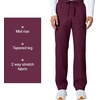image:imageCherokee WW Professionals Scrubs for Men Tapered Leg Cargo Scrub PantsWine