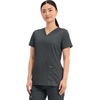 image:imageCherokee WW Revolution Medical Womens Scrub Top VNeck 3Pocket ScrubsBlack