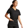 image:imageCherokee WW Revolution Medical Womens Scrub Top VNeck 3Pocket ScrubsBlack