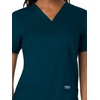 image:imageCherokee WW Revolution Medical Womens Scrub Top VNeck 3Pocket ScrubsCaribbean Blue