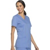 image:imageCherokee WW Revolution Medical Womens Scrub Top VNeck 3Pocket ScrubsCiel