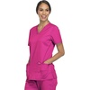 image:imageCherokee WW Revolution Medical Womens Scrub Top VNeck 3Pocket ScrubsElectric Pink